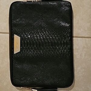 NWOT Christian Siriano Embossed Leather Faux Snakeskin Laptop Sleeve Case